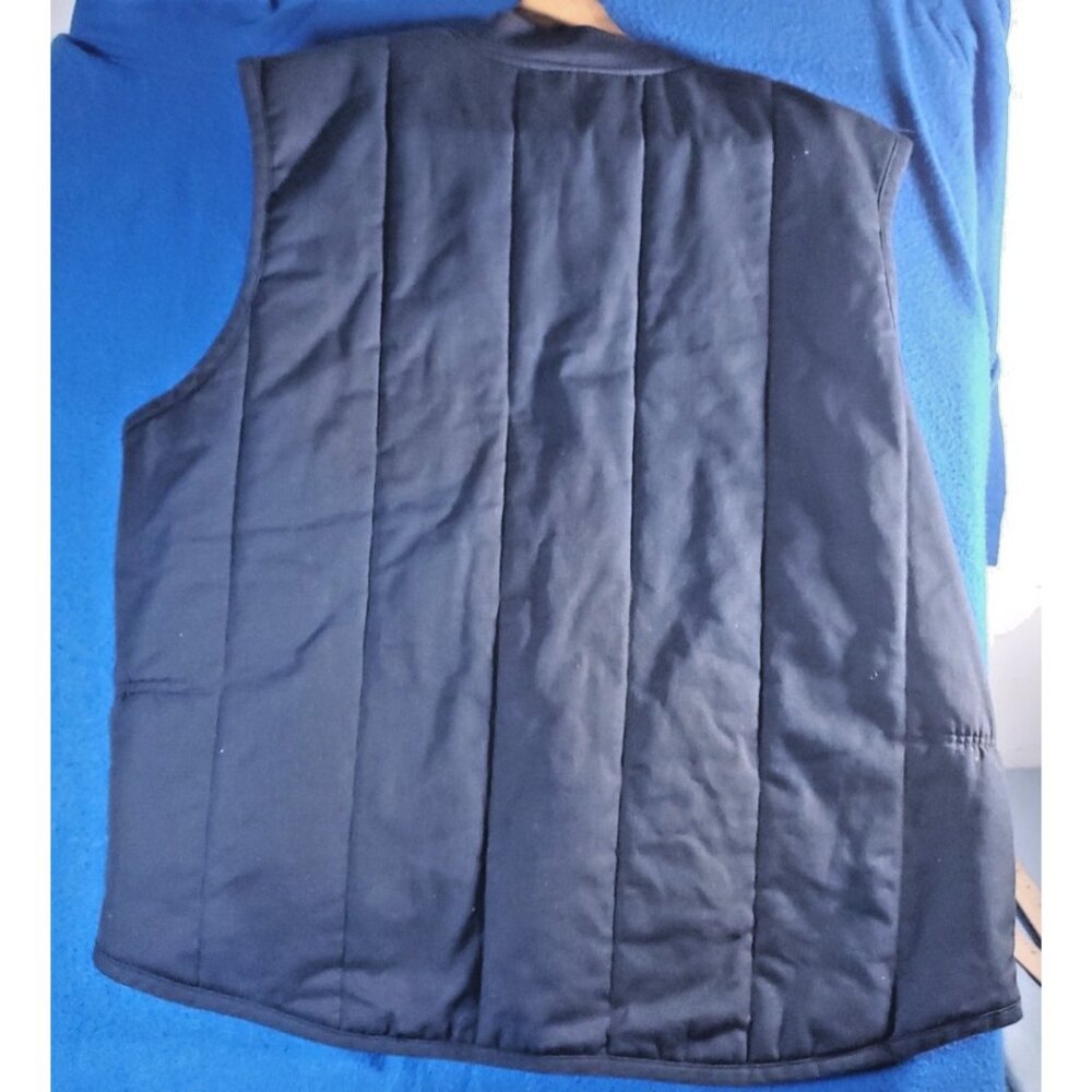 Red Kap Vest Men's XXL Blue Insulated Work Mechanic Full Zip Uniform Mieretti - Picture 4 of 11